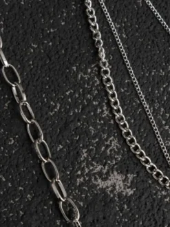Collier Gothic Lolita Accessoire Papillon Noir Métal Divers