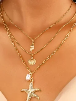 Collier Métal Quotidien Simple Adulte Femme Bijoux