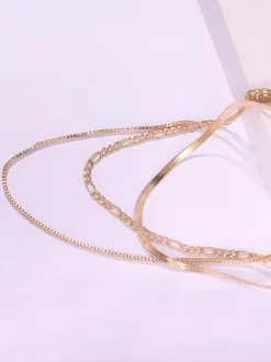 Collier multicouche Hip Hop chaîne brillante cadeau pour vêtements