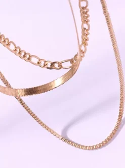 Collier multicouche Hip Hop chaîne brillante cadeau pour vêtements
