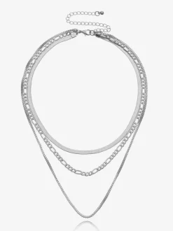 Collier multicouche Hip Hop chaîne brillante cadeau pour vêtements