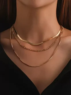 Collier multicouche Hip Hop chaîne brillante cadeau pour vêtements