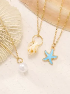 Collier Perle Plage Bijoux Femme Adulte