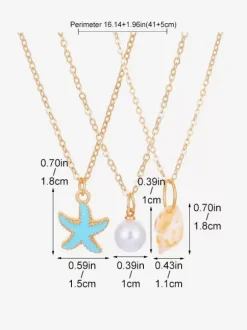 Collier Perle Plage Bijoux Femme Adulte