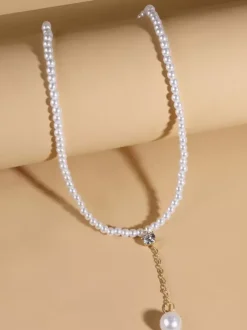 Colliers de mariage Collier de mariage en or blanc