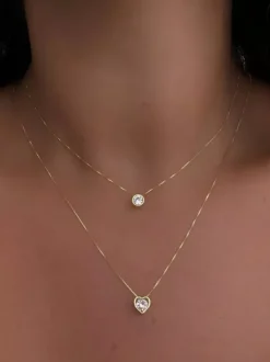 Colliers de mariage Or Collier de mariage en or