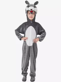 Combinaison pyjama Kigurumi Halloween Animal pour enfant en polyester