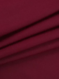 Combinaison évasée dos nu pour femme - Combinaison moulante sexy rouge bordeaux à manches longues - Collection printemps streetwear 2026