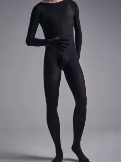 Combinaison zentai en velours de soie collants transparents sans coutures combinaison sexy tout-en-un pour homme