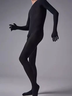 Combinaison zentai en velours de soie collants transparents sans coutures combinaison sexy tout-en-un pour homme