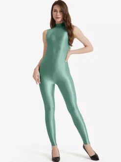 Combinaison Zentai pour femme Cameo Pink Combinaison Catsuit en Lycra Spandex extensible et sexy