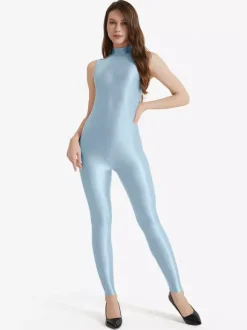 Combinaison Zentai pour femme Cameo Pink Combinaison Catsuit en Lycra Spandex extensible et sexy
