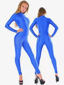 Combinaison bleue Spandex Lycra Déguisements Halloween