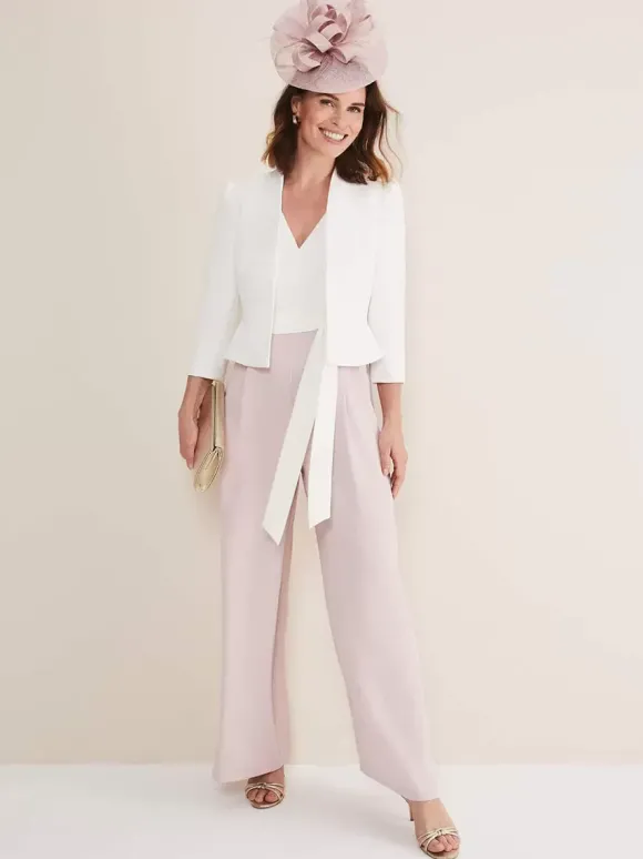 Combinaison de mariage tenue de mère de mariée combinaison sans manche col v