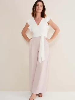 Combinaison de mariage tenue de mère de mariée combinaison sans manche col v
