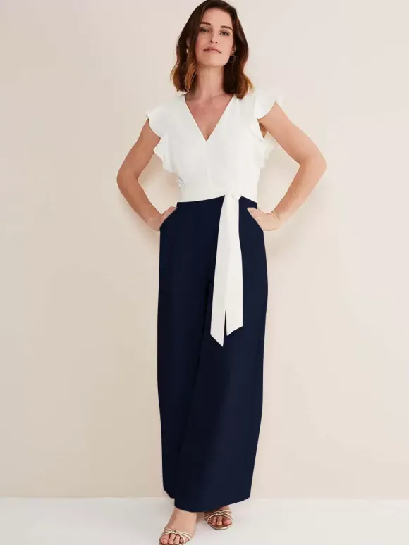 Combinaison de mariage tenue de mère de mariée combinaison sans manche col v