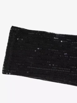 Combinaison en résille à sequins pour femme - Body sexy noir transparent à manches longues - Tenue de soirée printanière 2026
