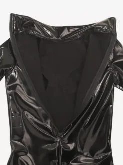 Combinaison moulante en PVC 3D pour femme combinaison moulante en latex élastique sexy moulante en similicuir brillante avec bandage