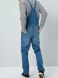 Combinaisons en jean pour hommes salopettes jeans de travail pantalons cargo
