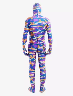 Combinaisons zentai camouflage Costume excellent de zentai enveloppé unisexe en lycra spandex multicolore camouflage Halloween