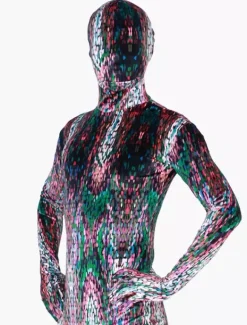Combinaisons zentai camouflage Halloween Costume Morph Carnaval Zentai Multicolore Body Lycra Spandex