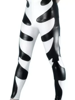 Combinaisons zentai motifs Costume de zentai multicolore de pantalons métallisé brillant Déguisements Halloween