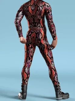 Combinaisons zentai motifs Halloween Combinaison Cyberpunk armure mécanique cool costume de cosplay Halloween pour hommes et femmes