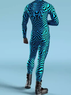Combinaisons zentai motifs Halloween Combinaison mécanique Cyber Armor combinaison Cosplay Punk costume Steampunk fête d'Halloween spectacles costume Zentai cool pour hommes