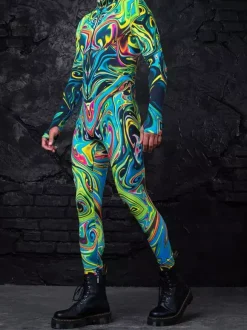 Combinaisons zentai motifs Halloween Combinaison mécanique Cyber Armor combinaison Cosplay Punk costume Steampunk fête d'Halloween spectacles costume Zentai cool pour hommes