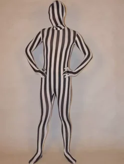 Combinaisons zentai motifs Toussaint Cosplay Combinaison de zentai populaire enveloppé unisexe en lycra spandex multicolore avec rayures Déguisements Halloween