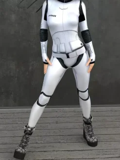 Combinaison sexy pour femme style cyberpunk imprimé robot à illusion d'optique costume zentai métallisé