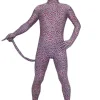 Combinaisons zentai animales Unisexe Rouge Lycra Leopard Zentai Suits
