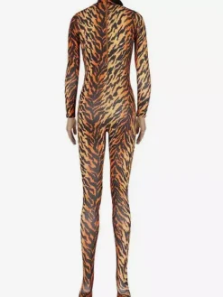 Combinaisons zentai camouflage Leopard imprimer Zentai Sexy combinaison Spandex pour femmes Déguisements Halloween