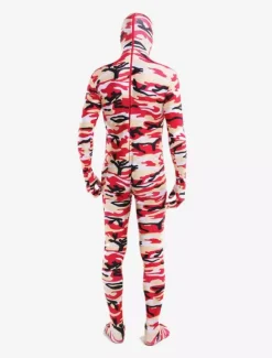 Combinaisons zentai camouflage Costume de zentai multicolore de camouflage enveloppé Déguisements Halloween