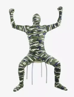 Combinaisons zentai camouflage Costume populaire de zentai enveloppé unisexe en lycra spandex multicolore camouflage Halloween