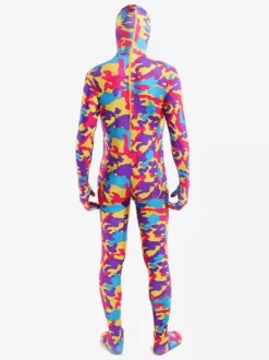 Combinaisons zentai camouflage Toussaint Cosplay Costume de zentai multicolore camouflage en lycra spandex Déguisements Halloween