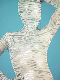 Combinaisons zentai camouflage Halloween Costume Zentai imprimé léopard pour adultes en lycra et élasthanne