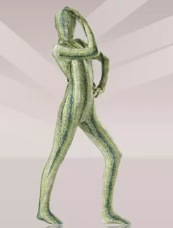 Combinaisons zentai motifs Costume St Patricks Day Costume vert olive Zentai Déguisements Halloween
