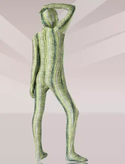 Combinaisons zentai motifs Costume St Patricks Day Costume vert olive Zentai Déguisements Halloween