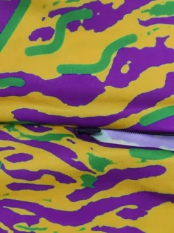 Combinaisons zentai motifs Combinaison Zentai intégrale imprimée à blocs de couleurs pour cosplay et Halloween