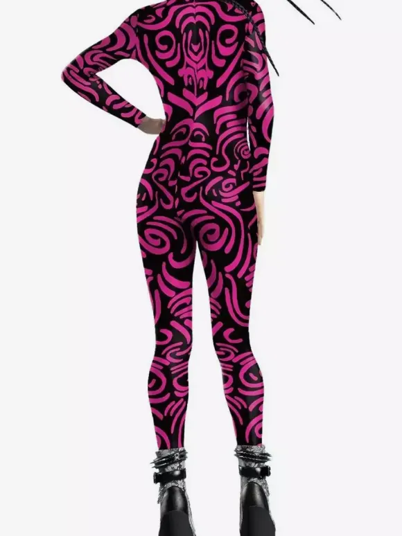 Combinaisons zentai motifs Halloween Combinaison zentai pour femme style punk hyun couleur