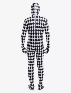 Combinaisons zentai motifs Toussaint Cosplay Costume de zentai enveloppé unisexe en lycra spandex multicolore écossais Déguisements Halloween
