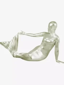 Combinaisons zentai sirène Or brillant métallique Mermaid costume