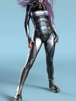 Combinaison Zentai anatomique 3D sexy pour femme style cyberpunk inspirée du carnaval de Venise.