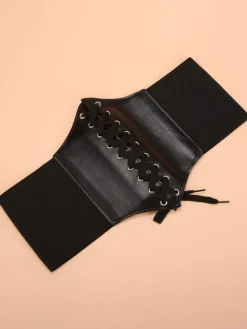 Corset classique Lolita Corset Synthétique Lacet Corset Lolita Déguisements Halloween
