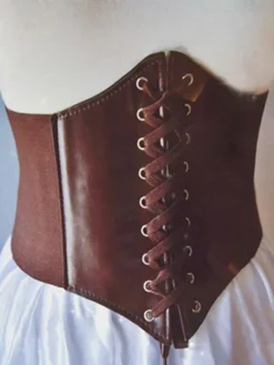 Corset classique Lolita Corset Synthétique Lacet Corset Lolita Déguisements Halloween