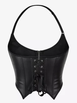 Corsets Bustier Noir Haut à Lacets Lingerie Chic Rencontres