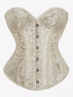 Corset vintage Vêtements vintage pour femmes 艗illets en polyester