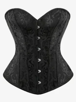 Corset vintage Vêtements vintage pour femmes 艗illets en polyester