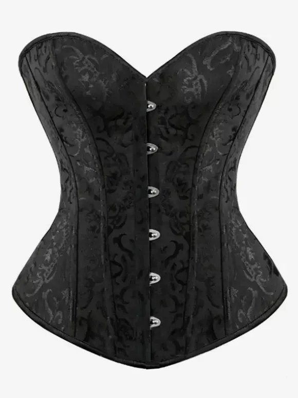 Corset vintage Vêtements vintage pour femmes 艗illets en polyester